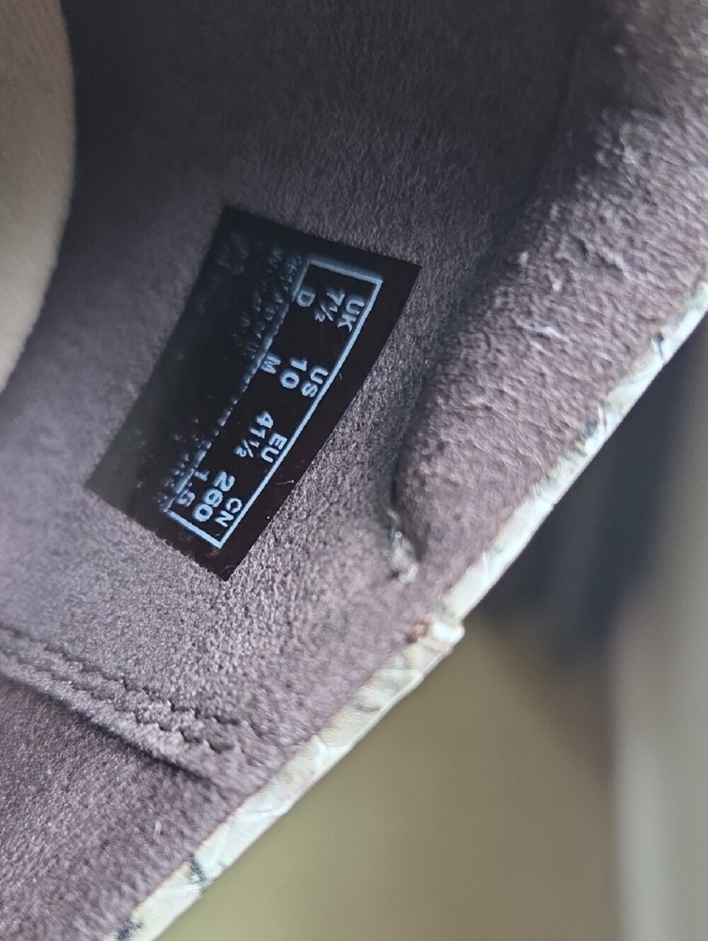 Clarks Taupe Snake-Print Leather Flats - Picture 2 of 6